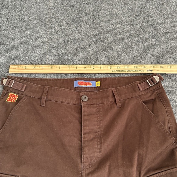 Vintage Y2K Empyre Relax Fit Cargo Pants Brown Size 32x29 Skater Streetwear - Picture 9 of 14